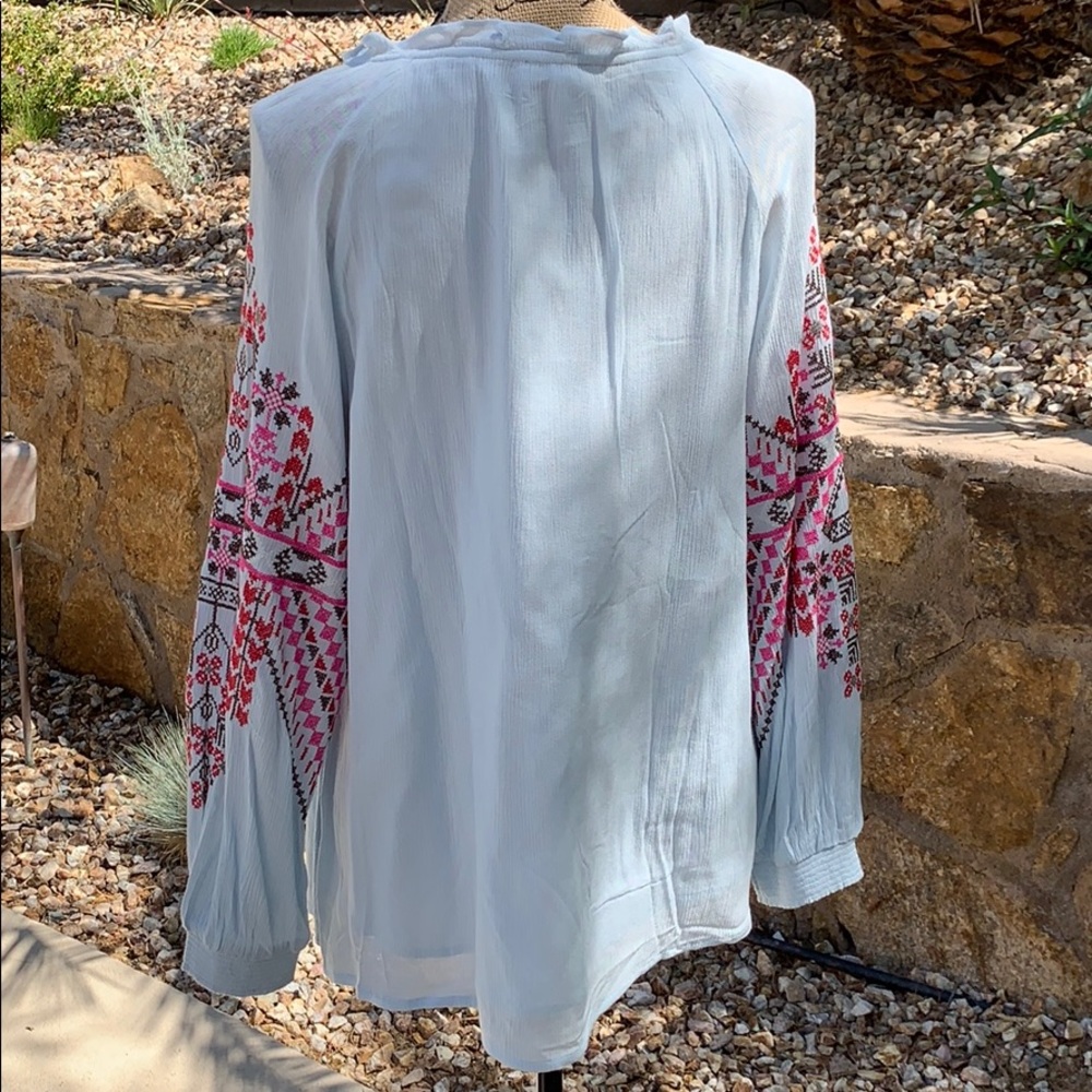 Sundance Catalog Embroidered Tunic - Picture 3 of 7